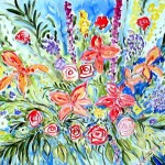 floral art, impressionist art