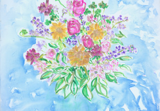 floral art, impressionism