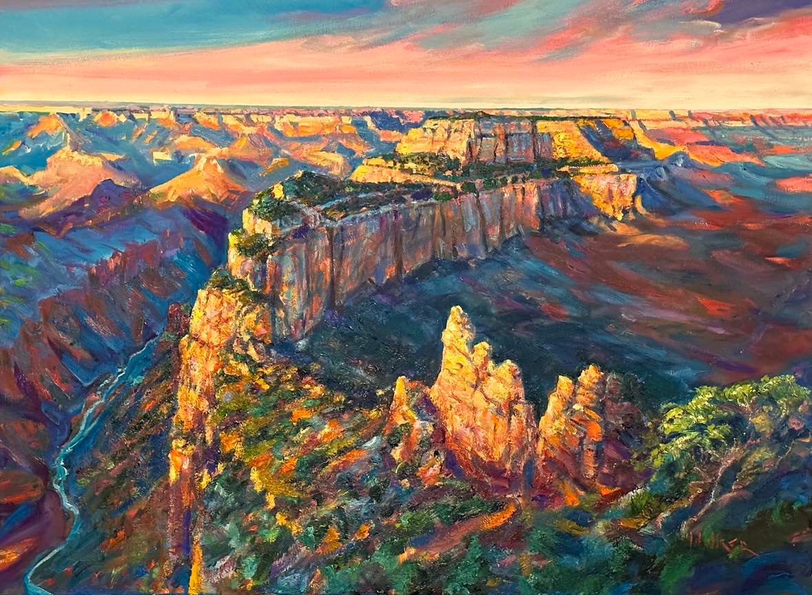 North-Rim-Grand-Canyon-36x48-oil-on-canvas - Gallery Andrea